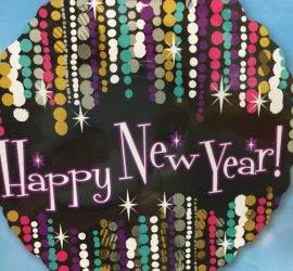 Happy New Year Folienballon