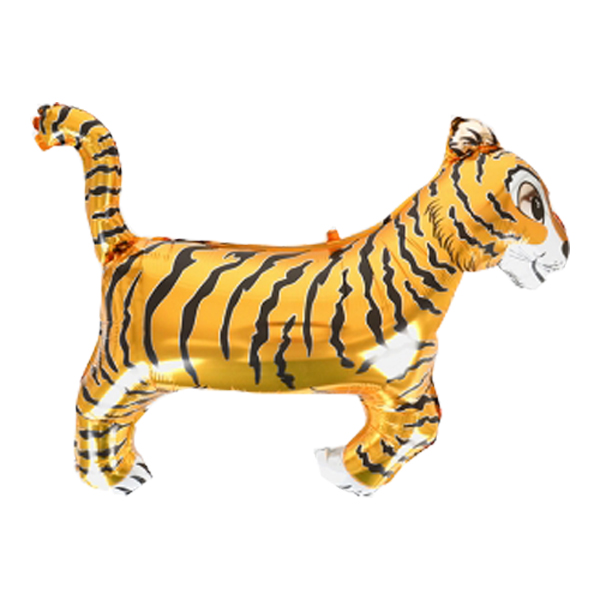 Tiger - fliegender Folienballon, 90 cm, Tiere