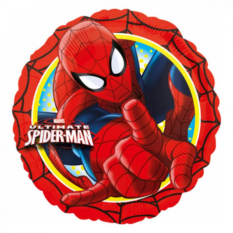 Spiderman - Folienballon rund, 45 cm
