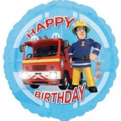 Feuerwehrmann SAM - Happy Birthday Folienballon 45 cm