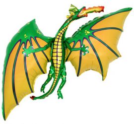 Drache - Folienballon - 80 cm groß
