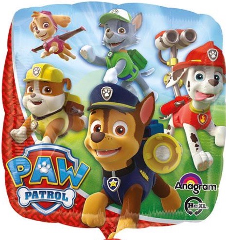 Paw Patrol mit seinen Freunden - Folienballon 45 cm