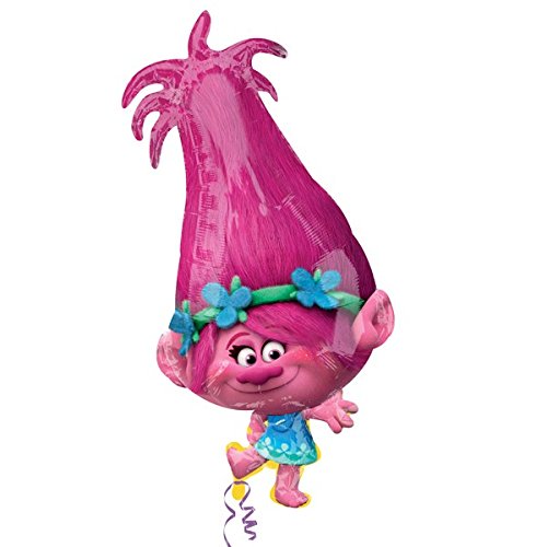 POPPY - Trolls - Folienfigur-Ballon ca. 80 cm groß