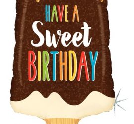 Geburtstagseis - Have a sweet Birthday - hab einen süßen Geburtstag - Folienballon 90 cm