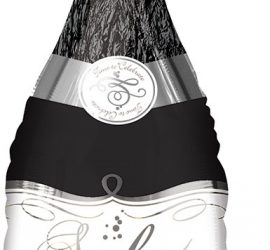 schwarze Champagnerflasche - für die verschiedensten Anlässe! Salut! Folienballon 91 cm
