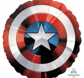 Folienballon Marvel´s The Avangers - Schild vom Captain America, Superheld