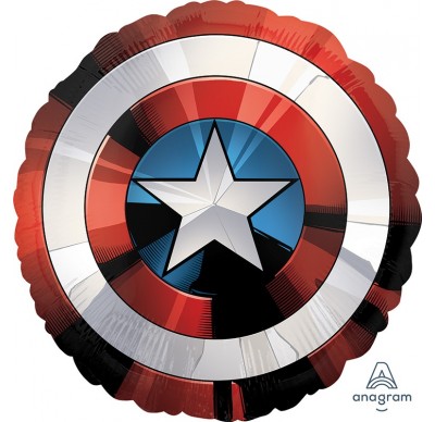 Folienballon Marvel´s The Avangers - Schild vom Captain America, Superheld