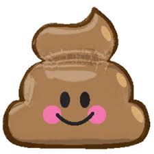 Emoji Poop (kaka) Folienballon