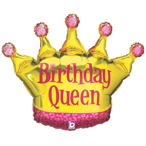 Birthday Queen - Geburtstagsballon - Folie - für die Geburtstagskönigin!