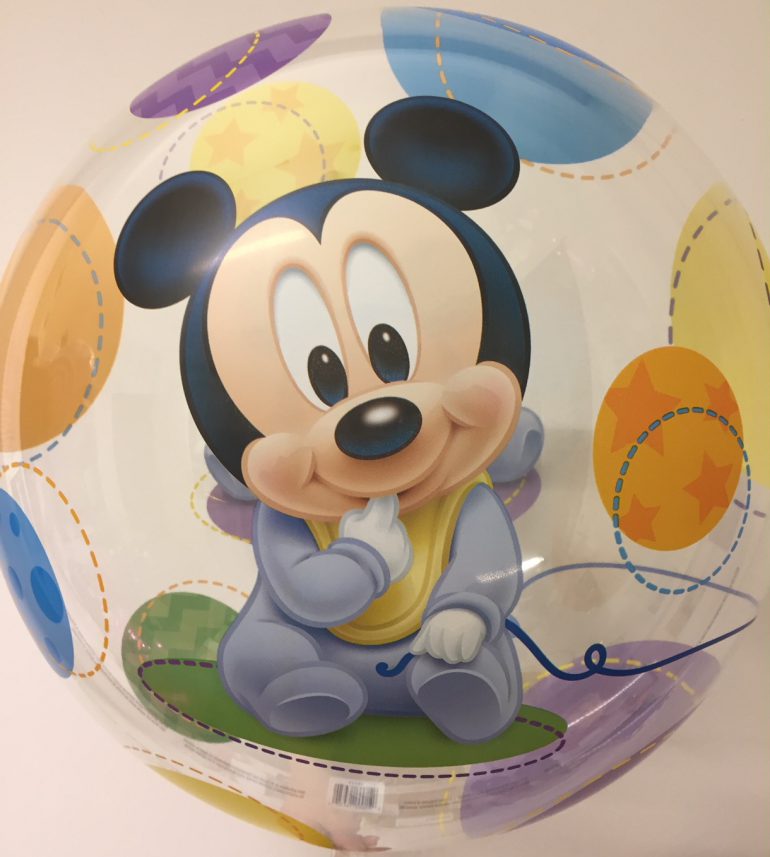 Bubble Baby Mickeymouse - für die Babyparty/Babyshower; zur Geburt, zum ersten Geburtstag