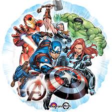 Avengers - Superhelden - Mavel - runder Folienballon 45 cm