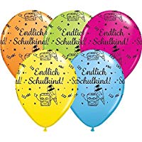 Endlich Schulkind! Zum Schulbeginn! Latexballon 30 cm in schönen bunten Farben!