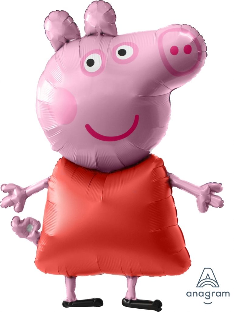 Airwalker Peppa Pig - Peppa Wutz - Folienballon 1,20 m groß!