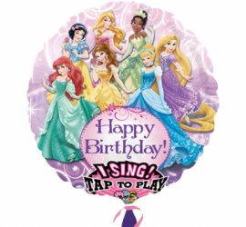 singender Prinzessinnenballon - Happy Birthday to you!