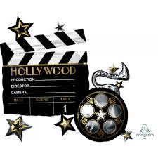 Hollywood Filmklappe - Folienballon zum Thema Hollywood