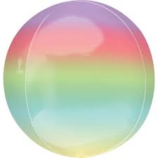 ORBZpastell - runder Ballon in pastell-Farben