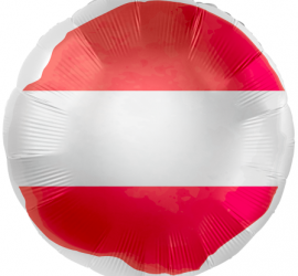 runder Ballon mit dem Wappen von Österreich
