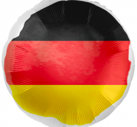 Runder 45cm großer Ballon mit dem Wappen von Deutschland