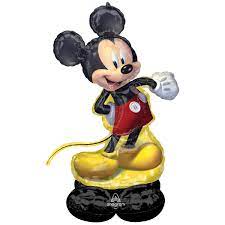 airloonz Mickeymaus - luftgefüllter Ballon - steht am Boden