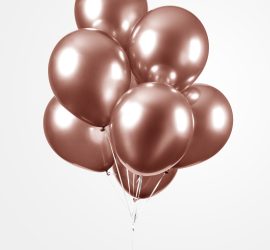 Chromeballons kupfer