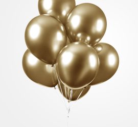 Chromeballons gold