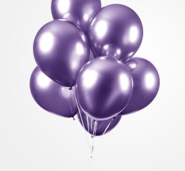 Chromeballons lila