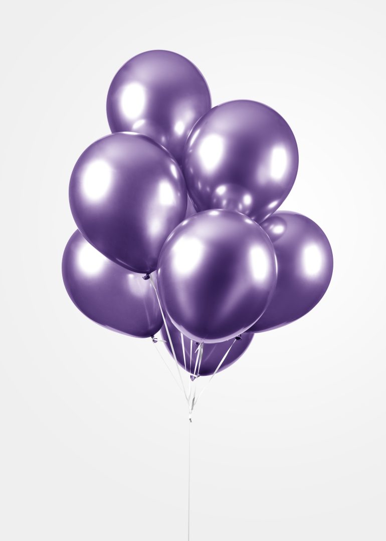 Chromeballons lila