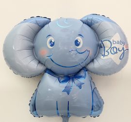 Folienballon BabyBoy Elefant