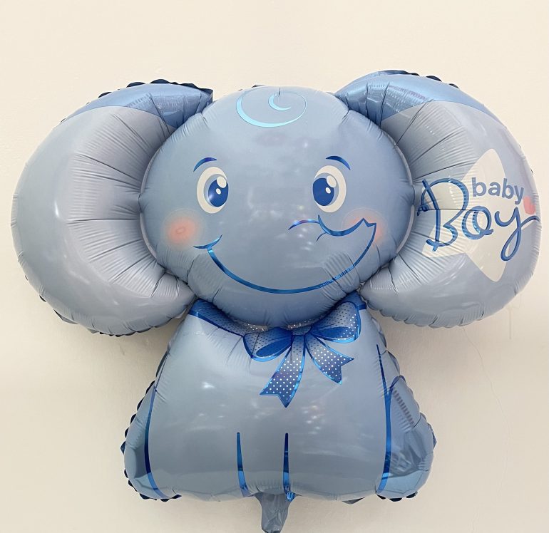 Folienballon BabyBoy Elefant