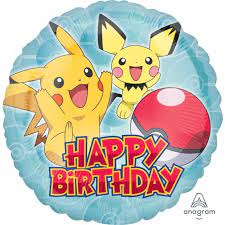 Happy Birthday Pokemon Folienballon