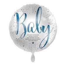 Folienballon BabyBoy - 45 cm rund