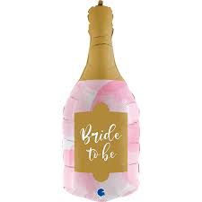 Folienballon - Bride to be - Sektflasche