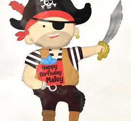 Folienballon Happy Birthday Pirat