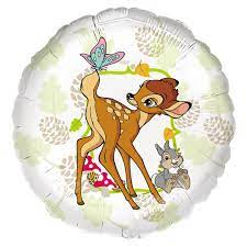 Folienballon Bambi und Klopfer; 45 cm; rund; Disney