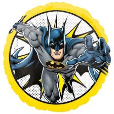 Folienballon Batman - rund, 45cm