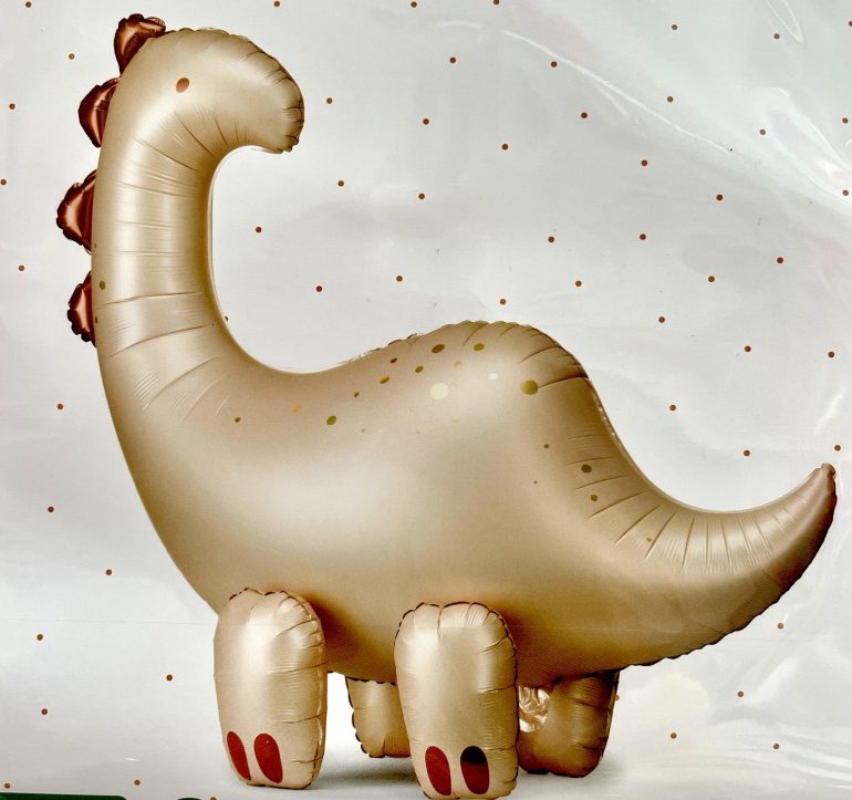 Standupballon Dino - Luftfüllung