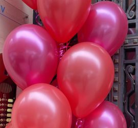 Luftballontraube rot/magenta