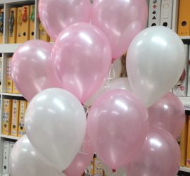 Luftballontraube rosa/weiss