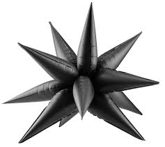 Folienballon Stern - Luftfüllung - 95cm
