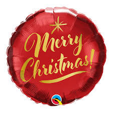 FL Merry Christmas! - rund; 45cm