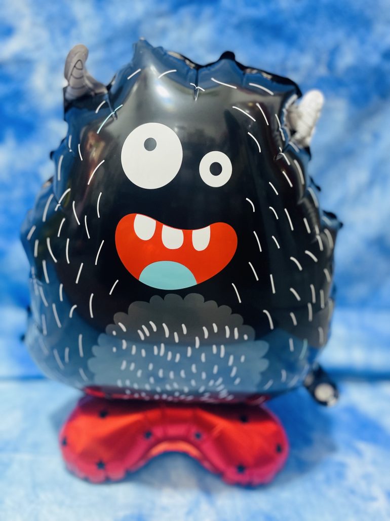 Standupballon Kleines Monster Black