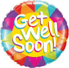 FL Get Well Soon! 45cm; rund