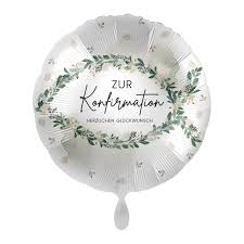 Folienballon `Zur Konfirmation herzlichen Glückwunsch´