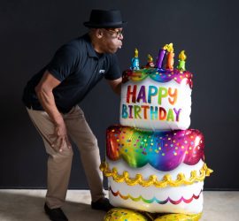 Standup große Geburtstagstorte - Luftfüllung