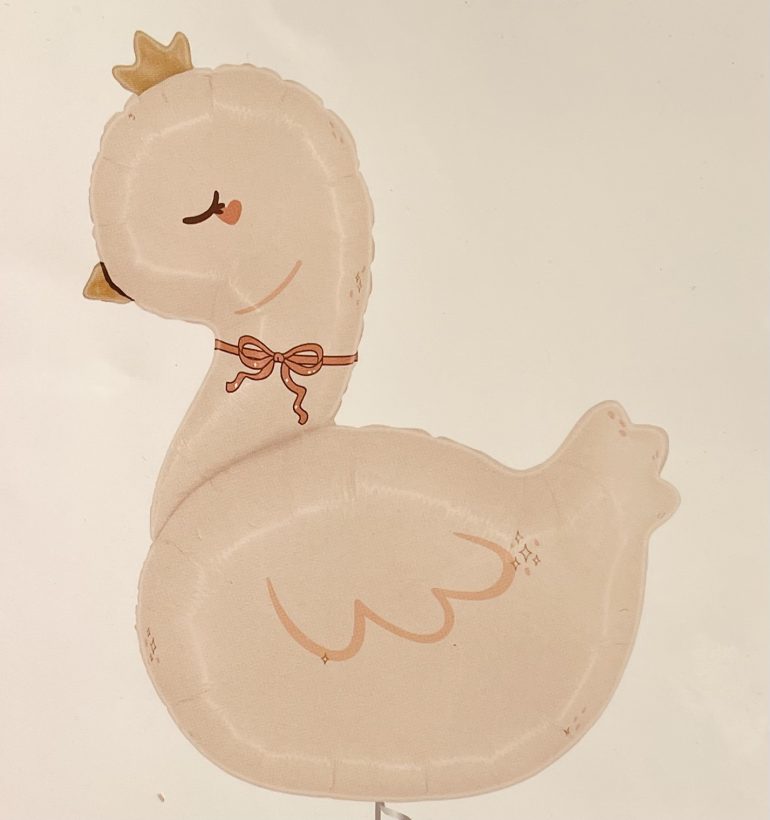 Folienballon junger Schwan